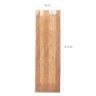 Saco Papel para Talheres Kraft 27X8+3.5cm Pack 1000 Saco Papel para Talheres Kraft 27X8+3.5cm Pack 1000