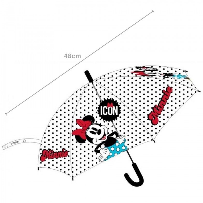Guarda-Chuva Criança Plástico Minnie 48cm Guarda-Chuva Criança Plástico Minnie 48cm
