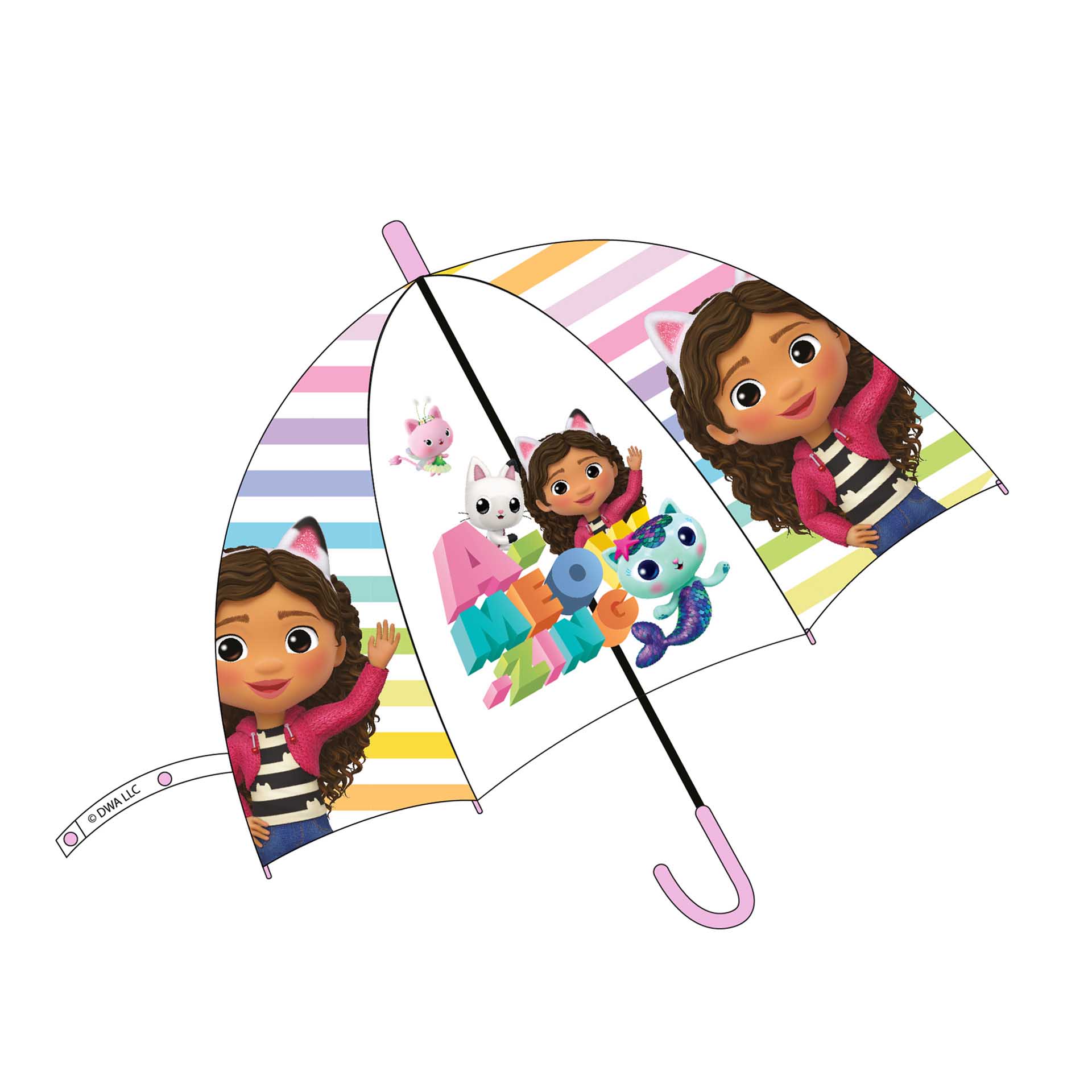 Guarda-Chuva Criança Plástico Gabby 48cm