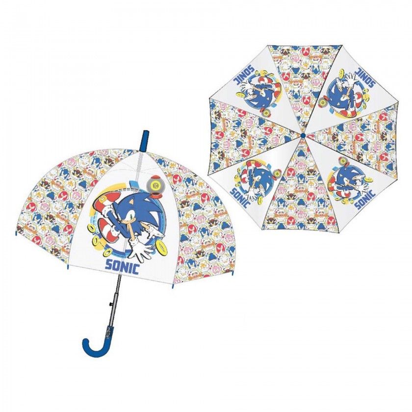 Guarda-Chuva Criana Plstico Sonic 48cm