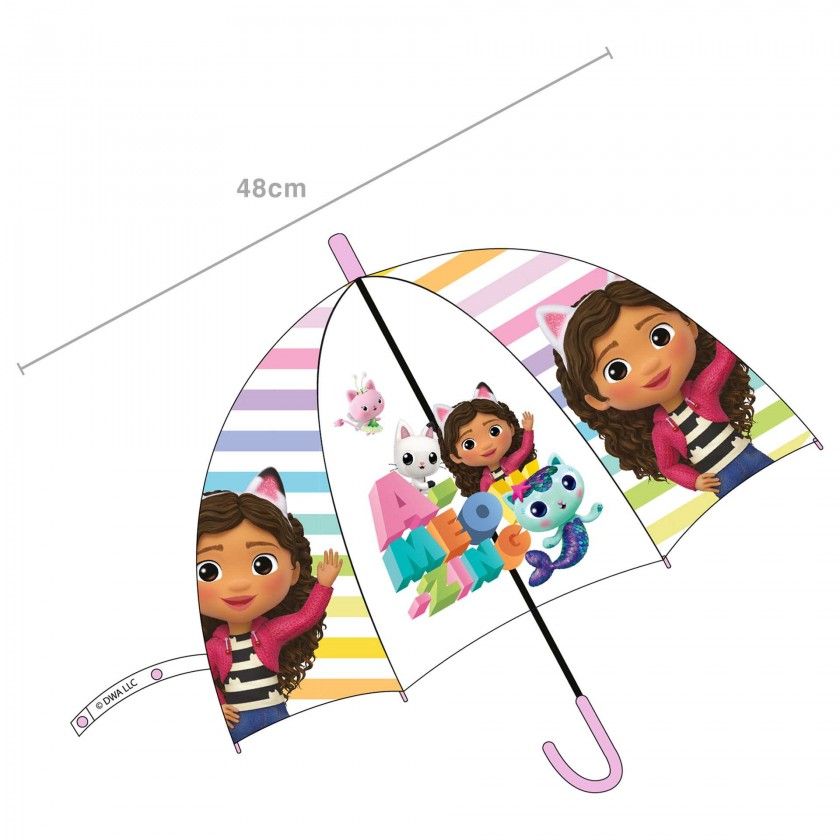 Guarda-Chuva Criana Plstico Gabby 48cm