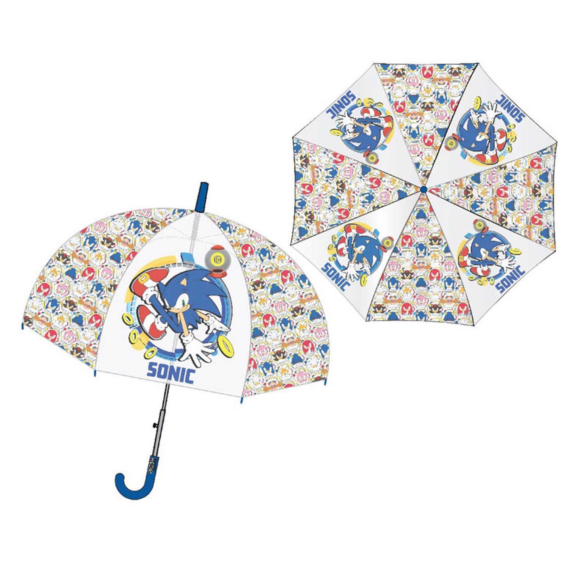 Guarda-Chuva Criança Plástico Sonic 48cm