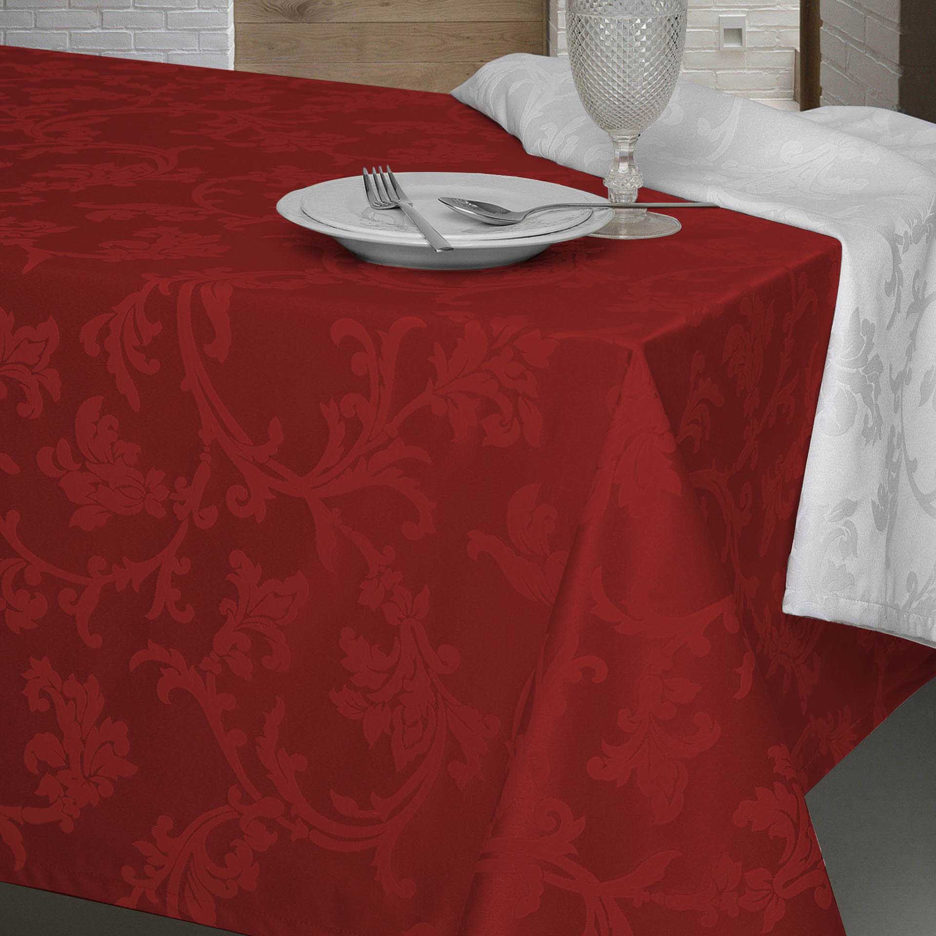 Toalha Mesa Clean Vermelho 150X150cm