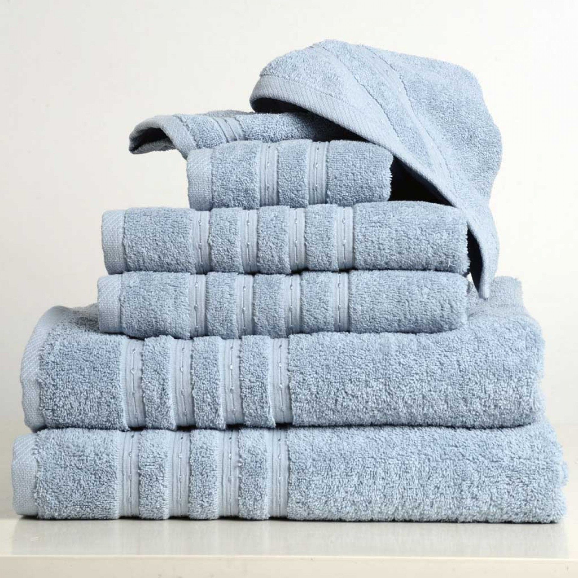 Jogo de Banho Canela / Aniz Azul 6 Peças