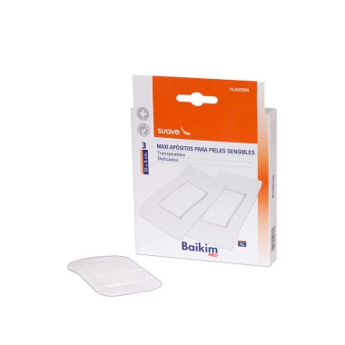 Pensos Adesivos Baikim 7.5X5CM Pack 3