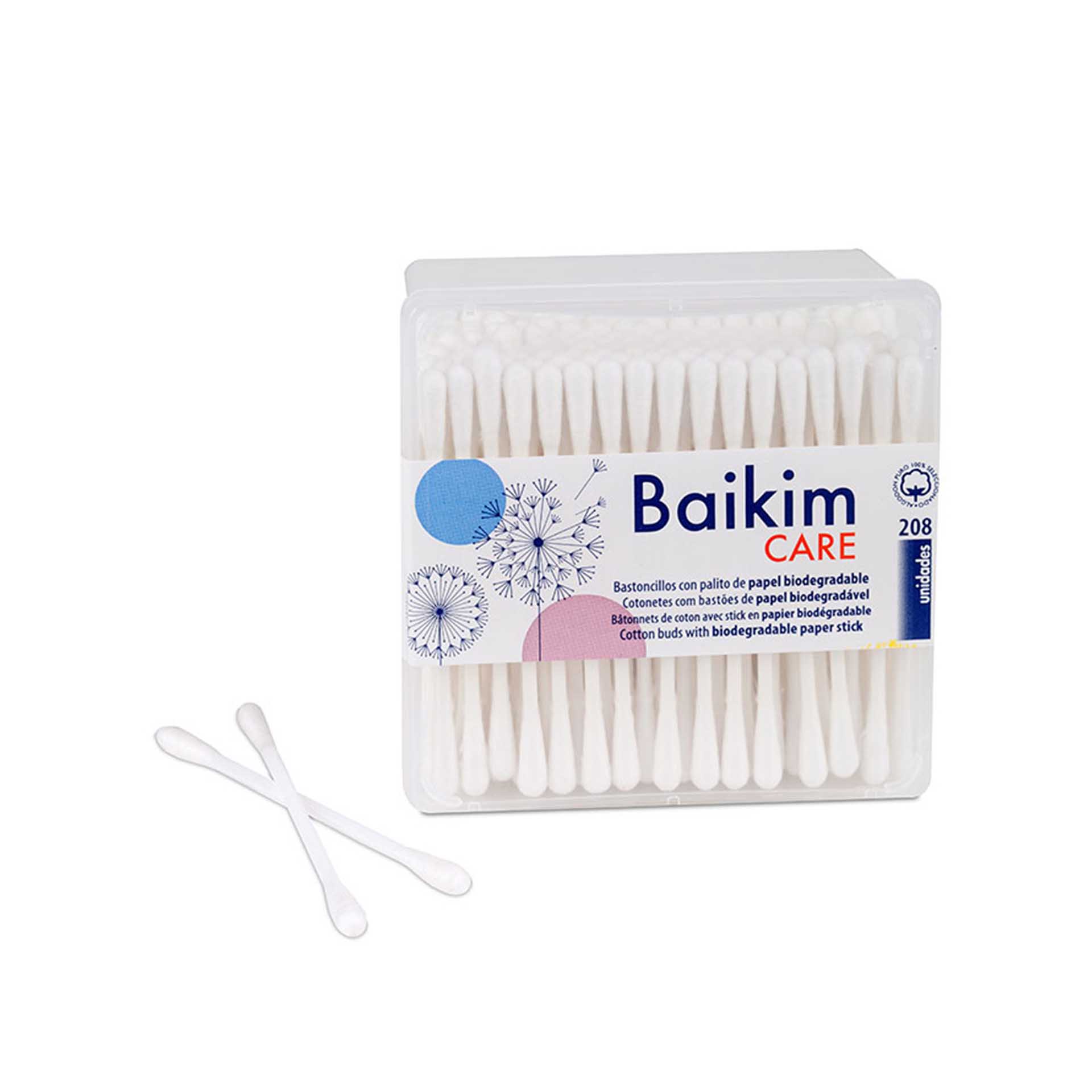 Cotonetes Baikim Algodão 208 Unidades