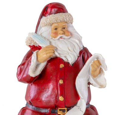 Pai Natal Com Pergaminho 21CM
