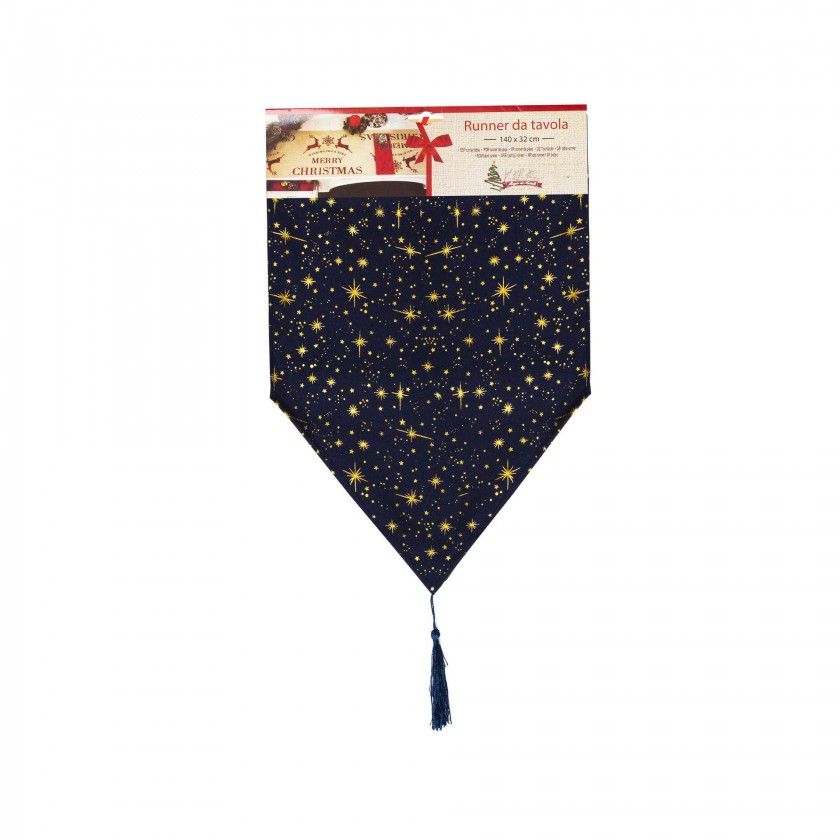 Caminho Mesa Natalício Vermelho 32X140CM Caminho Mesa Natalício Vermelho 32X140CM