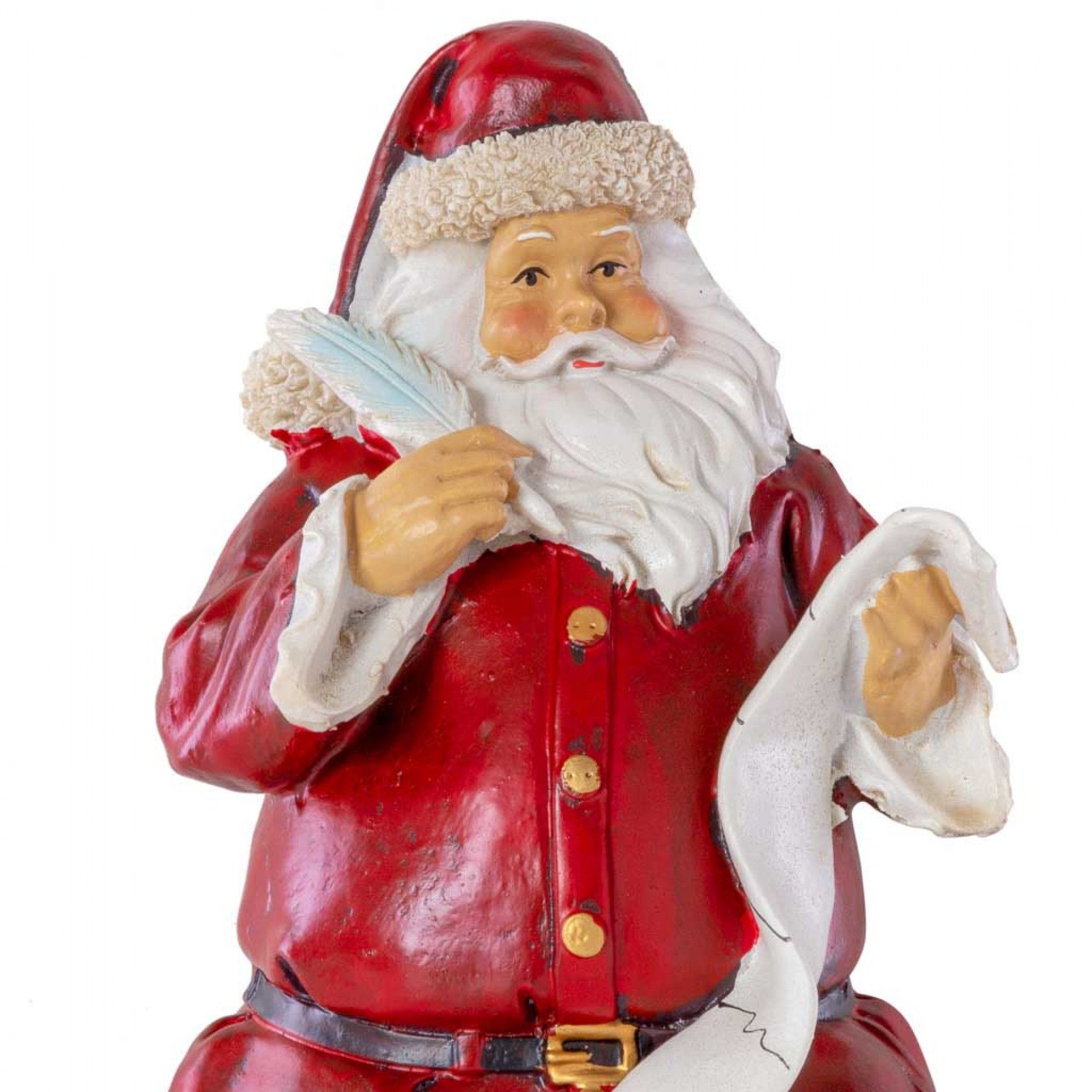 Pai Natal Com Pergaminho 21CM