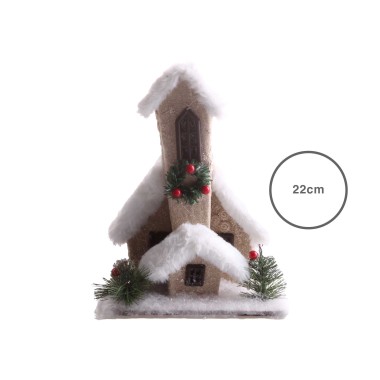 Casa Natal Com Luz 22CM