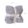 Manta Jacquard Amo Tracejado Cinza 130X160cm Manta Jacquard Amo Tracejado Cinza 130X160cm