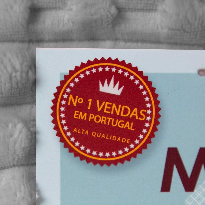 Manta Jacquard Amo Tracejado Cinza 130X160cm