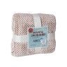 Manta Jacquard Amo Entrançado Taupe 130X160cm Manta Jacquard Amo Entrançado Taupe 130X160cm