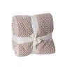 Manta Jacquard Amo Entrançado Taupe 130X160cm Manta Jacquard Amo Entrançado Taupe 130X160cm