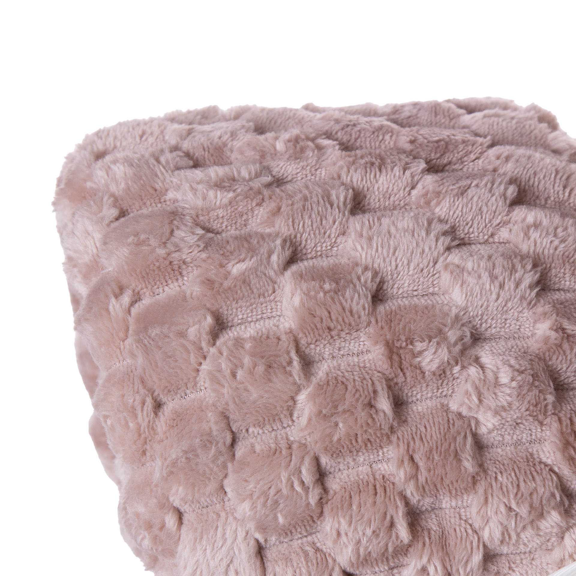 Manta Jacquard Amo Papinhos Bege 130X160cm