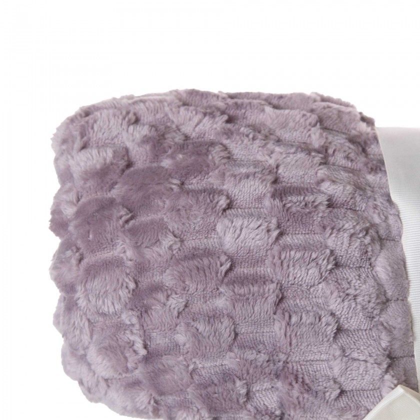 Manta Jacquard Amo Papinhos Cinza 130X160cm