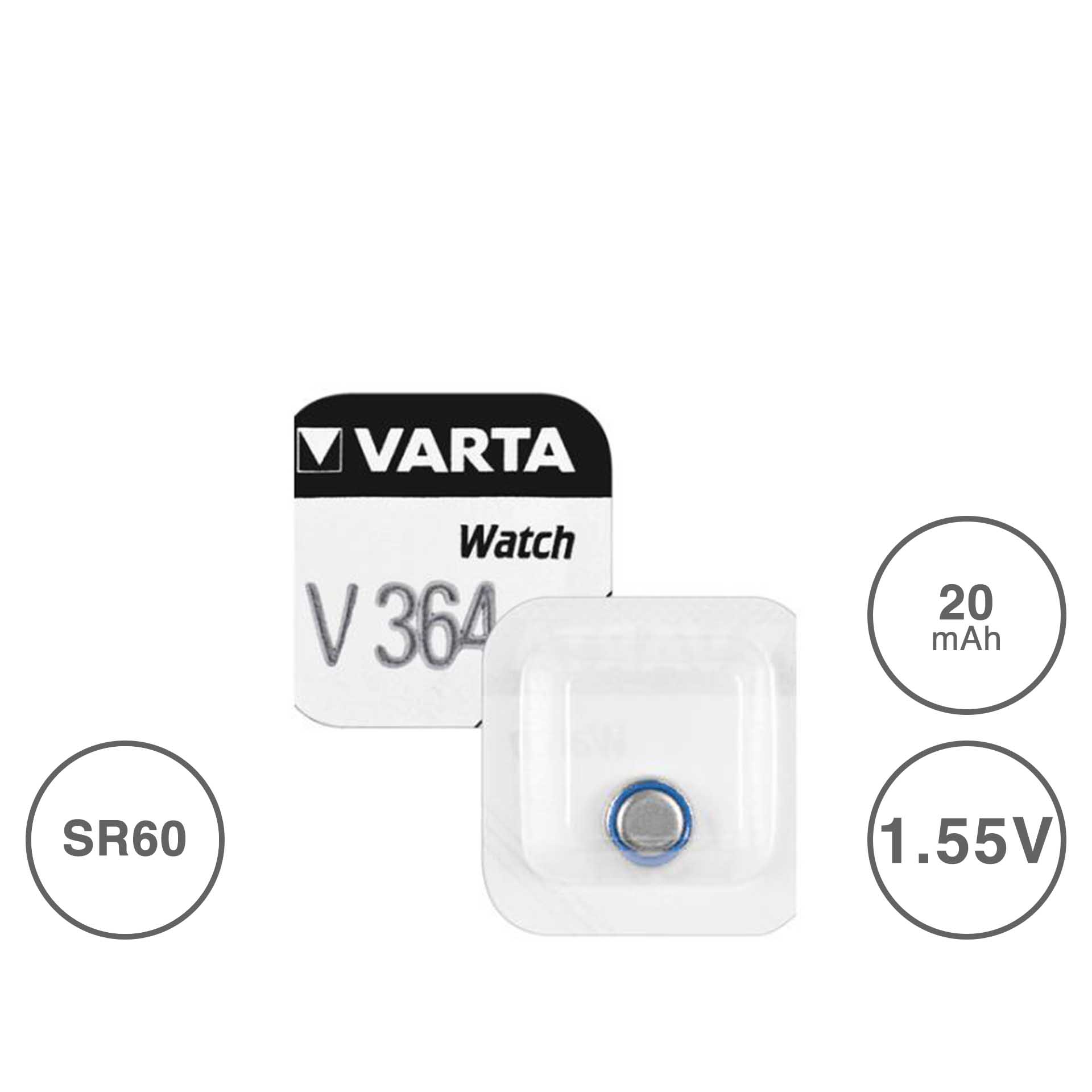 Pilha Varta Botão V364