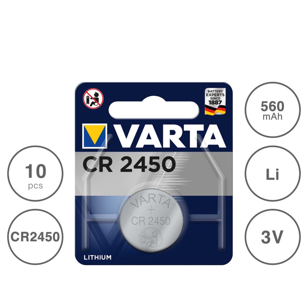 Pilha Varta Bot�o CR2450