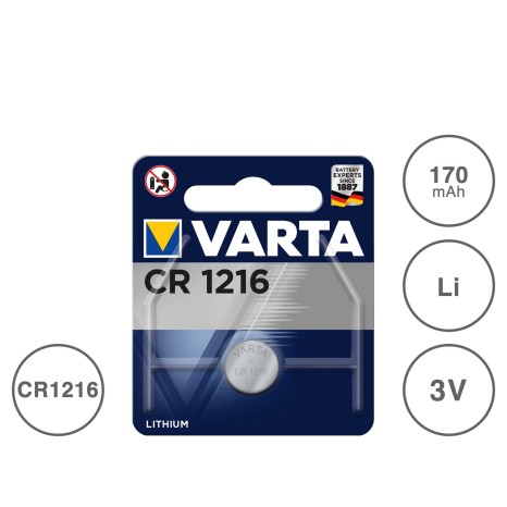 Pilha Varta Botão CR1216 - Image product