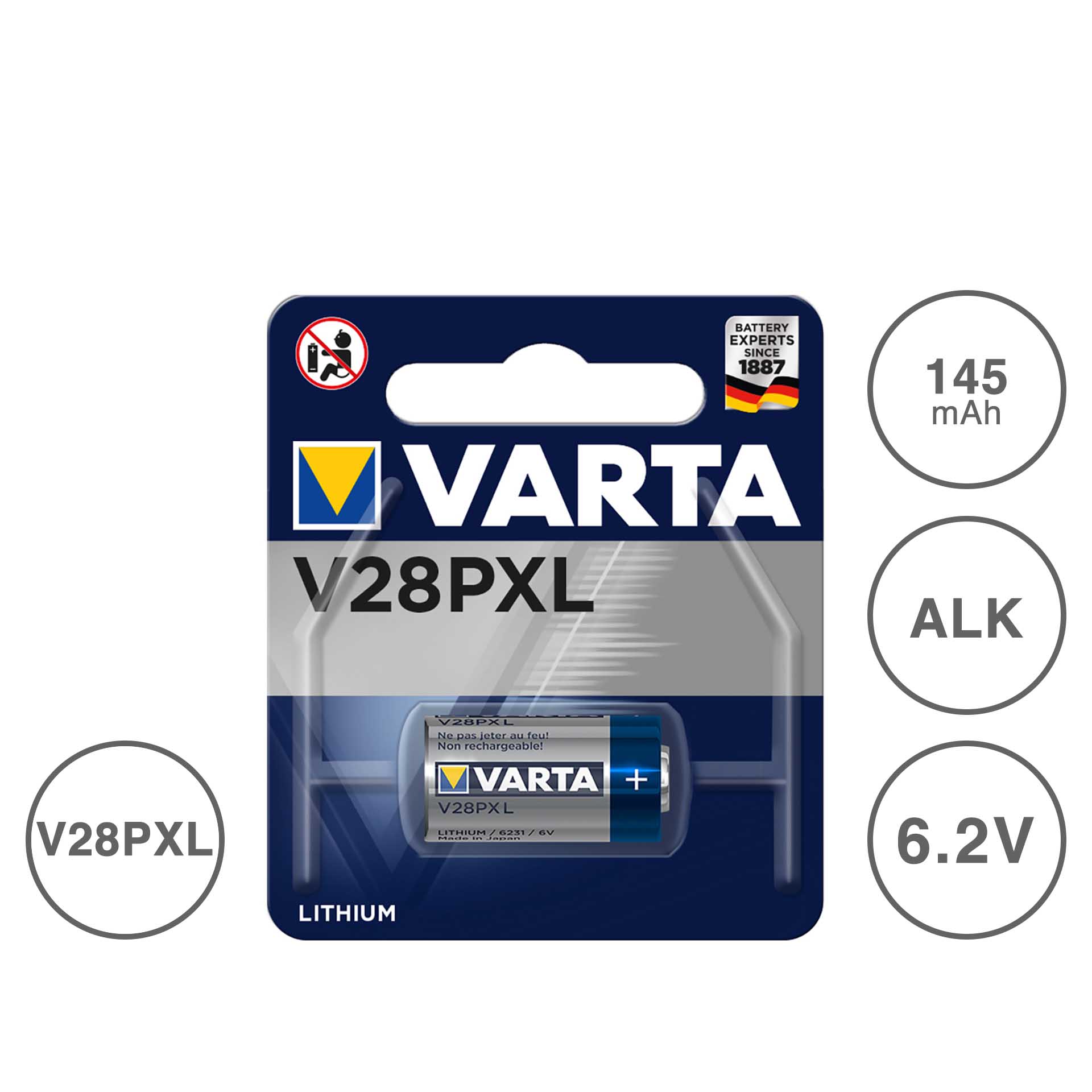 Pilha Varta V28Pxl