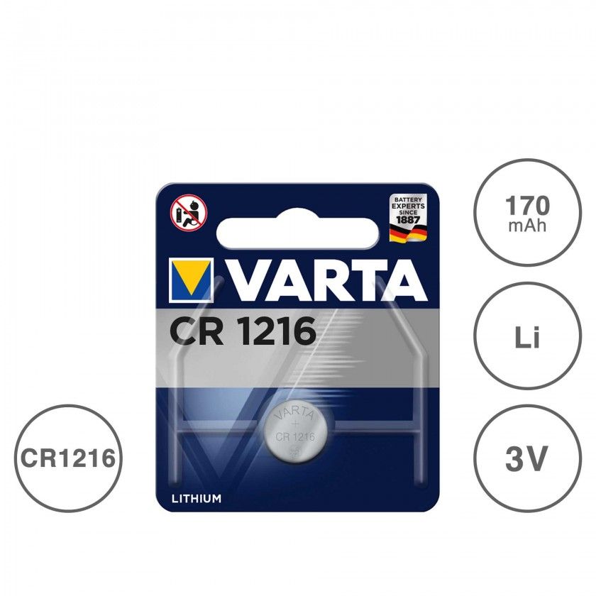 Pilha Varta Boto CR1216