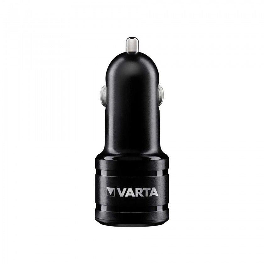 Carregador Isqueiro Carro Varta 2 Usb 17W