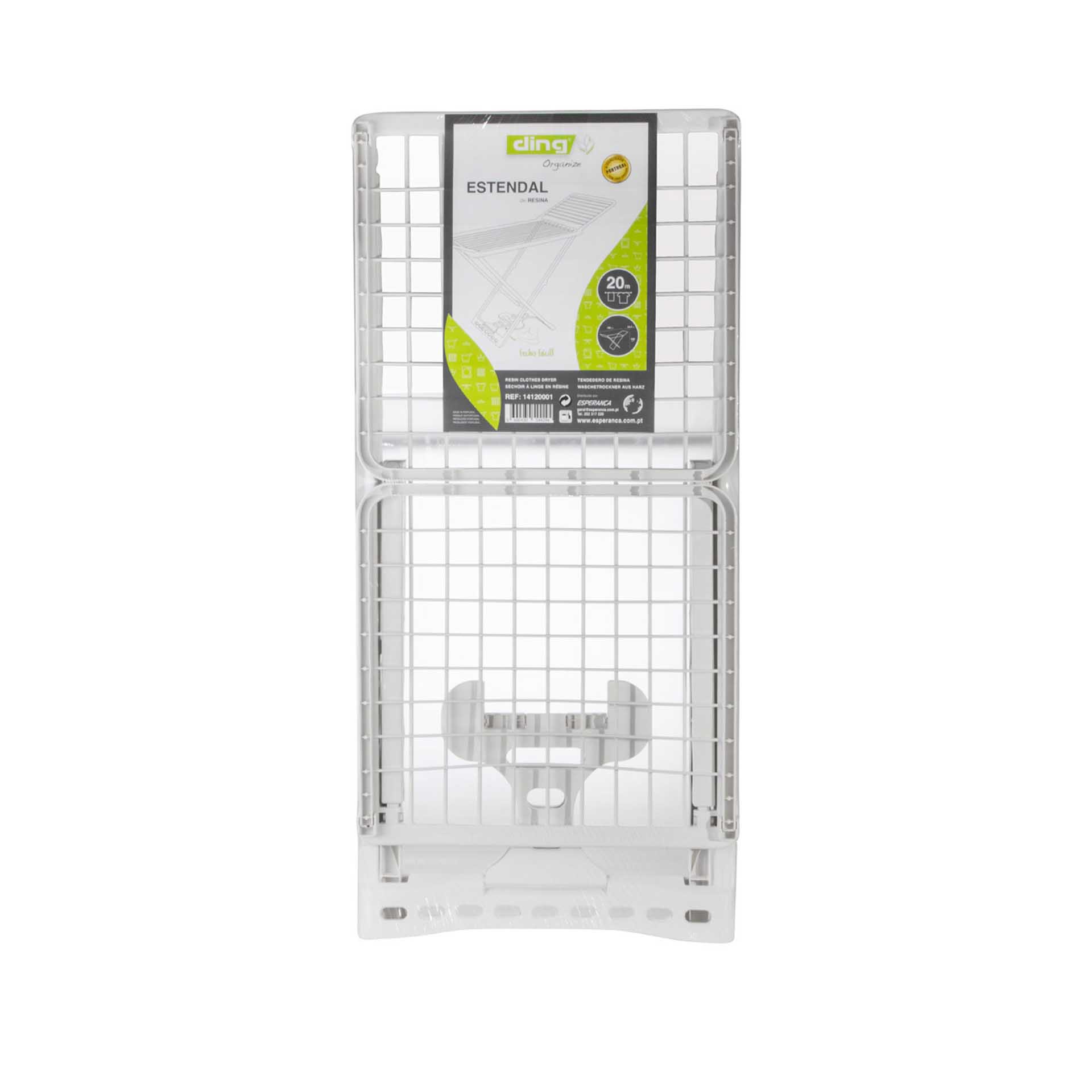 Estendal Chão com Abas Resina 191X54.7X108cm