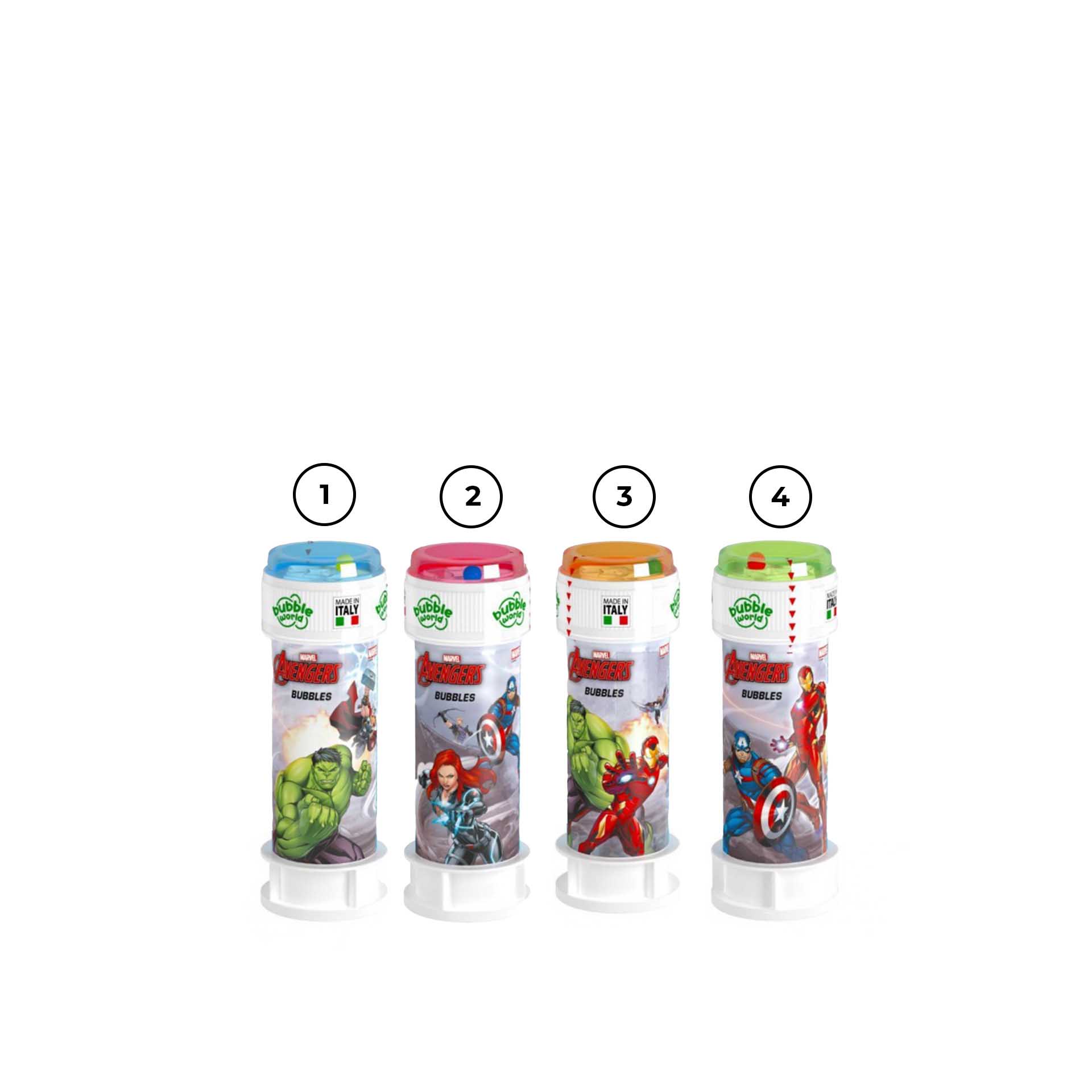 Bolas Sabão Vingadores 60ML