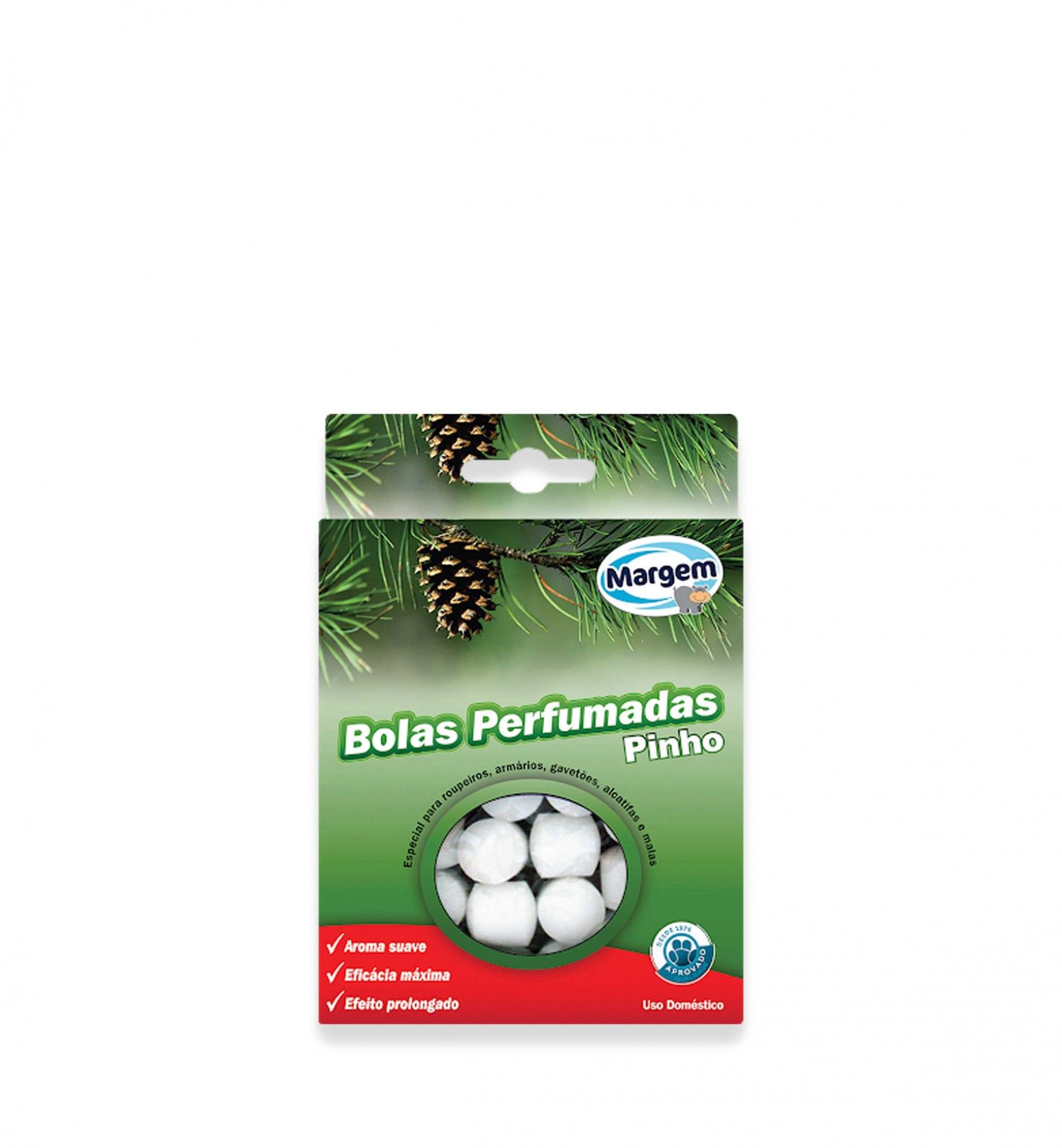 Bolas Naftalina Perfumada Margem 80gr