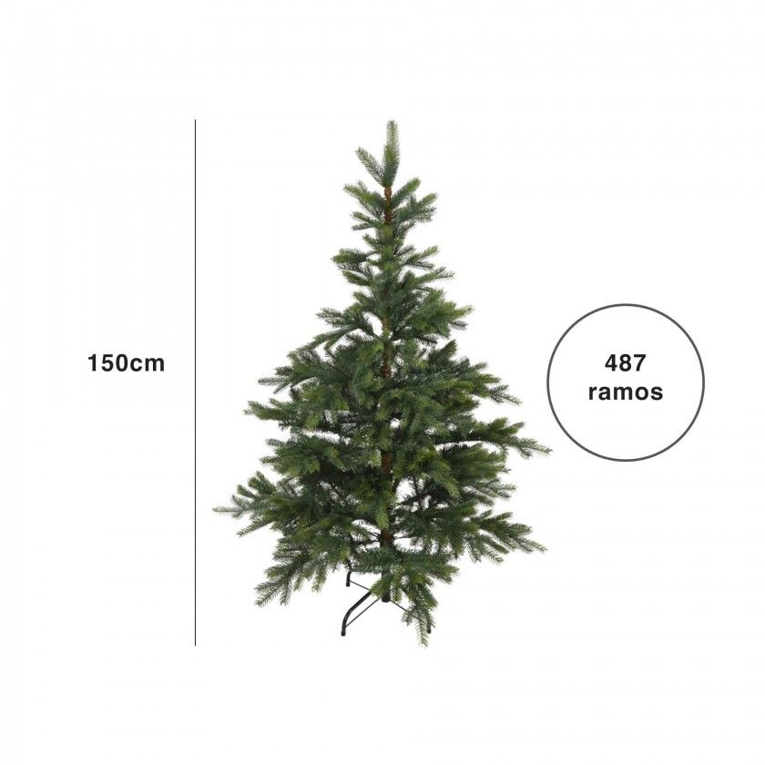 Árvore Natal Verde 150CM 487 Ramos Árvore Natal Verde 150CM 487 Ramos