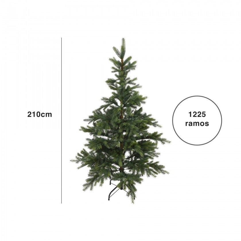 Árvore Natal Verde 210CM 1225 Ramos Árvore Natal Verde 210CM 1225 Ramos