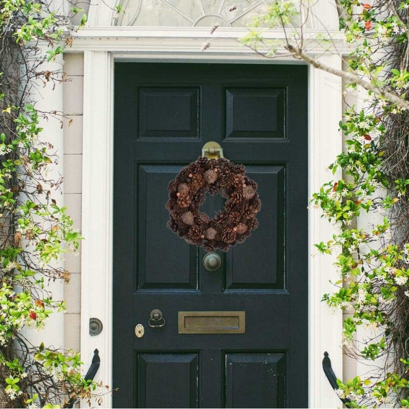 Coroa Natal Pinhas 34CM Coroa Natal Pinhas 34CM