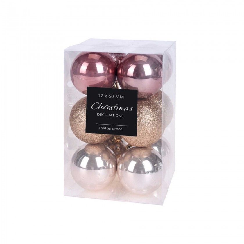 Bola Natal 6CM Pack 12