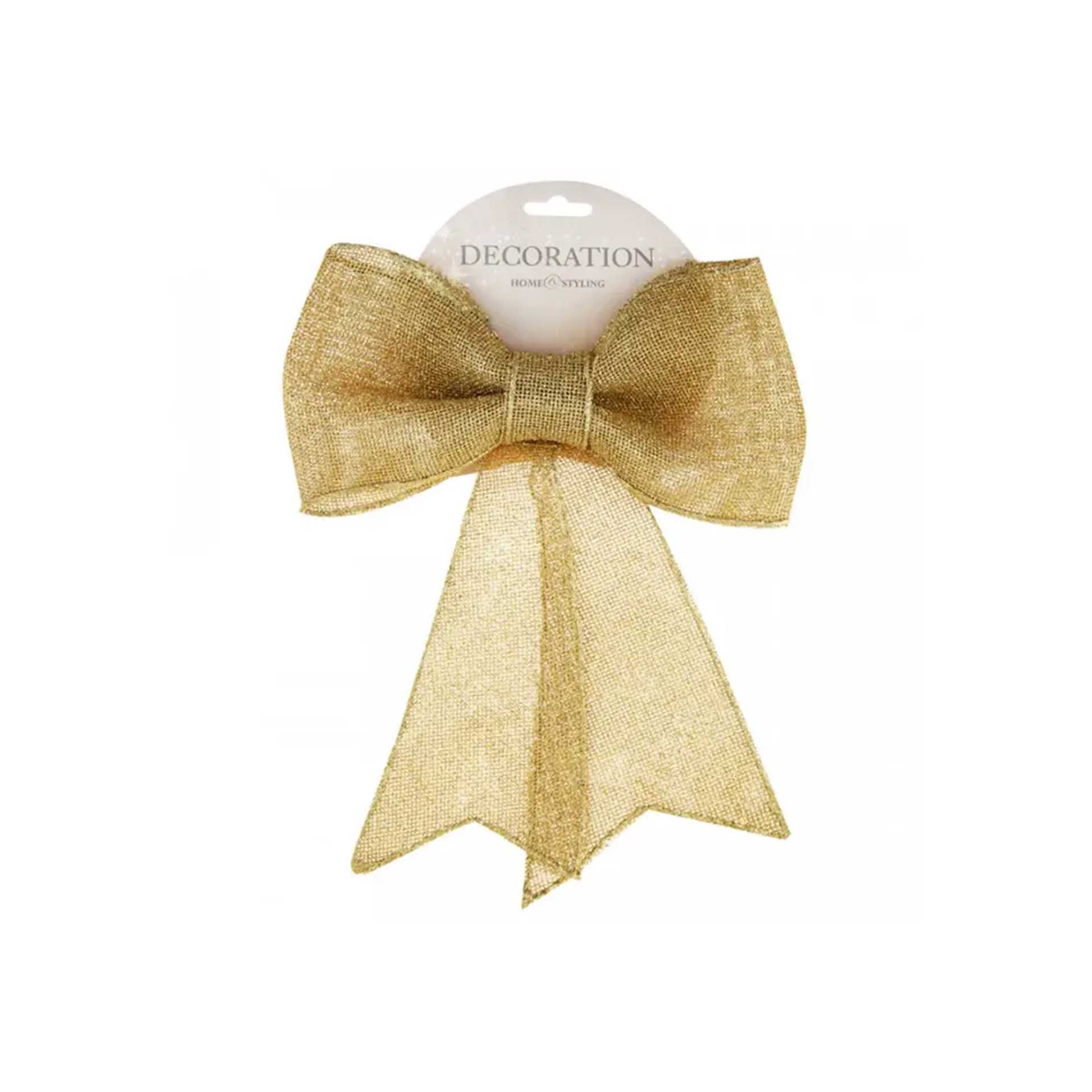 Laço Natal Dourado 24CM