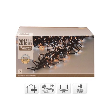 Grinalda 2016 Leds Luz Quente e Fria 14.6m - Image product