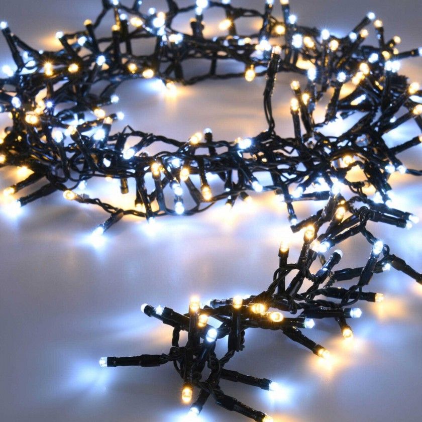 Grinalda 576 Leds Luz Quente e Fria 4M Grinalda 576 Leds Luz Quente e Fria 4M