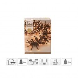 Grinalda 1512 Leds Luz Quente 10.5M