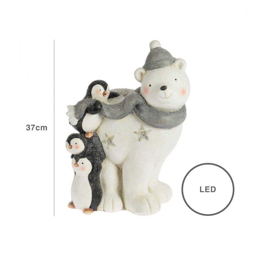 Figura Urso Polar Led Figura Urso Polar Led