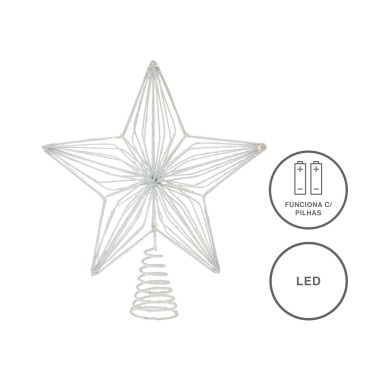 Estrela Natal Led Luz Quente