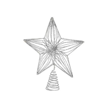 Estrela NatalLed Prateada 30CM