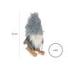 Figura Gnomo Led Cinza 21CM Figura Gnomo Led Cinza 21CM
