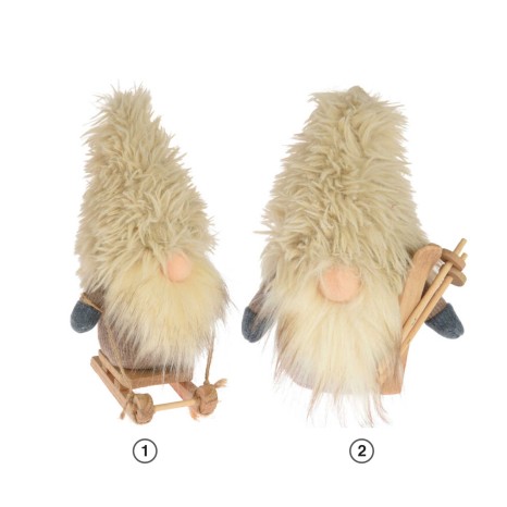Figura Gnomo Led Bege 21CM - Image product