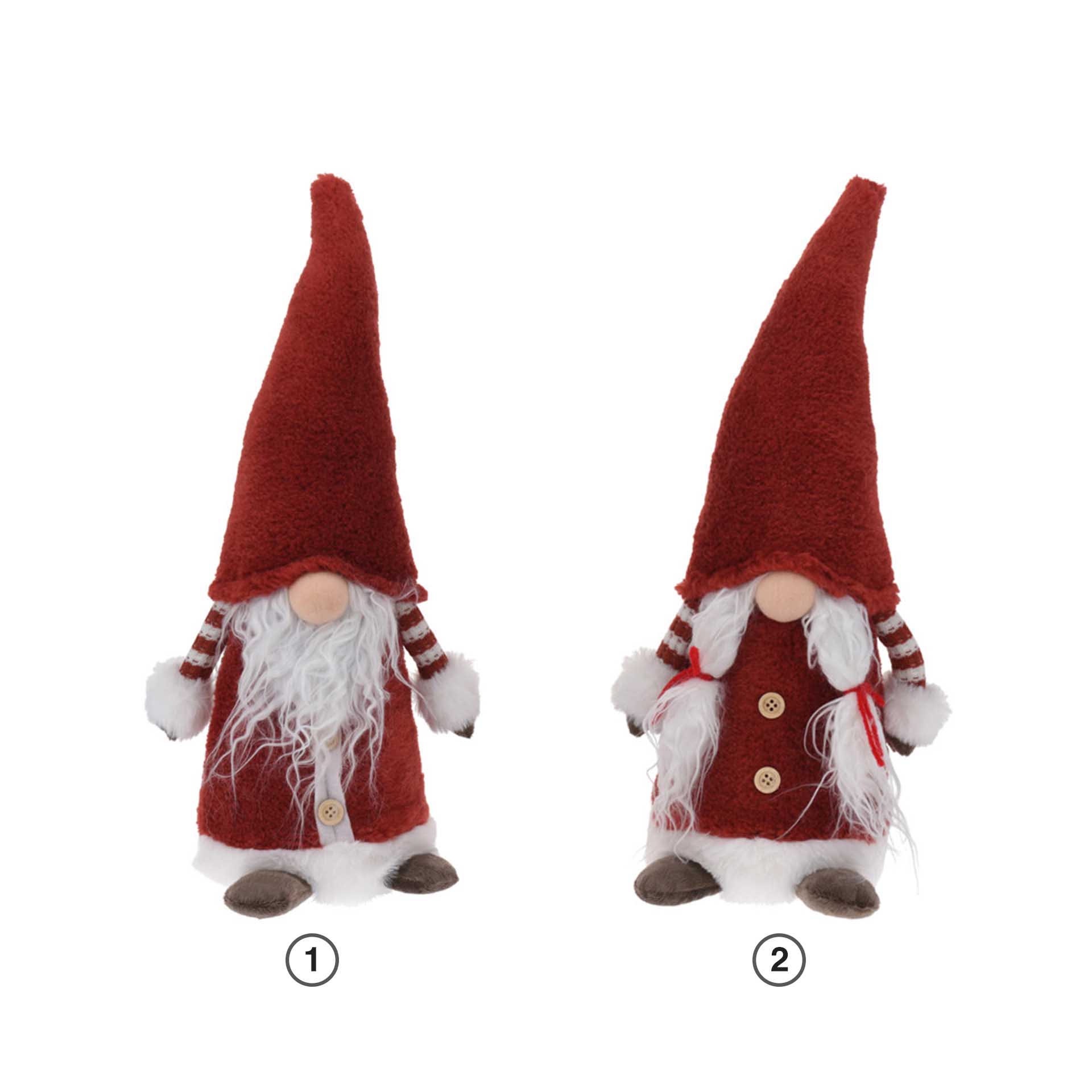 Figura Gnomo Vermelho 19X16X45CM