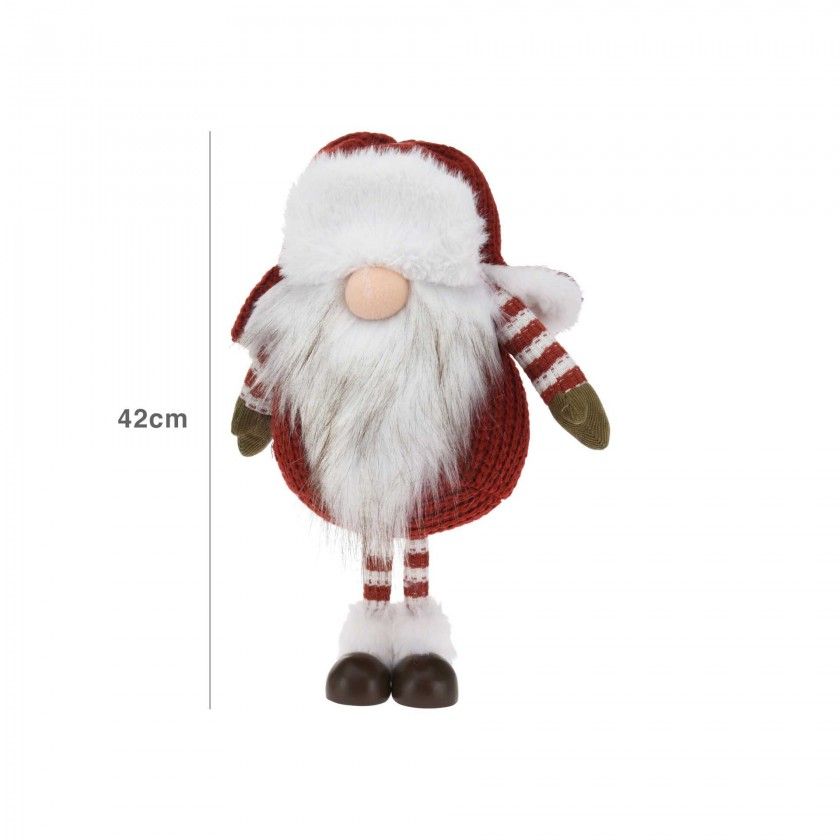 Figura Gnomo 24X15X42CM Figura Gnomo 24X15X42CM
