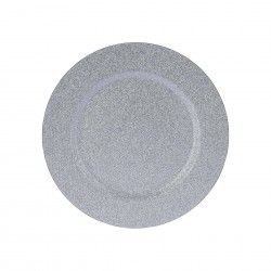 Prato Marcador Prateado 33CM Prato Marcador Prateado 33CM