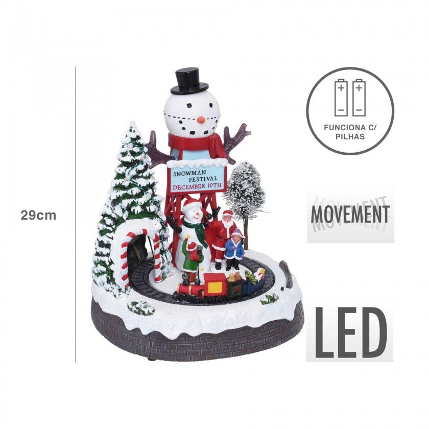 Decoração Led Movimento 29CM Decoração Led Movimento 29CM