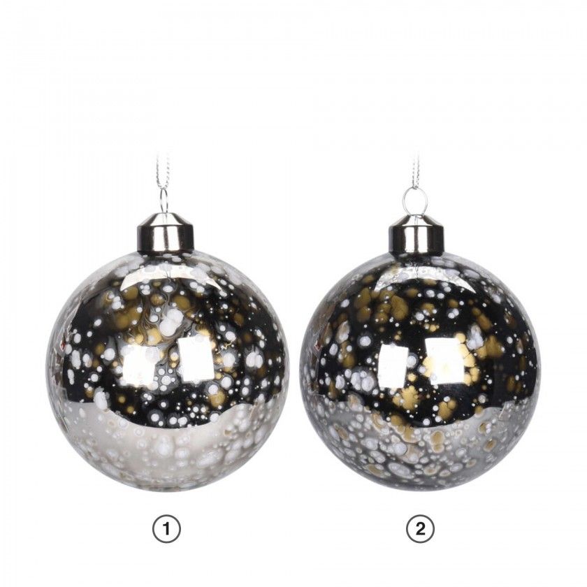 Bola Natal Vidro 8CM Bola Natal Vidro 8CM