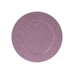 Prato Marcador Rosa 33CM Prato Marcador Rosa 33CM