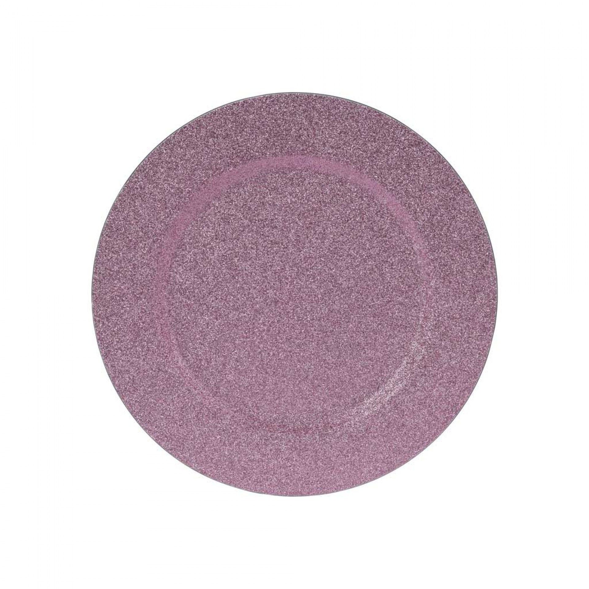 Prato Marcador Rosa 33CM