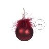 Bola Natal Plumas 10CM Bola Natal Plumas 10CM